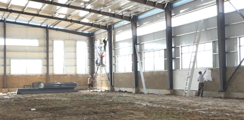 “彭泽鲫”工厂化水产养殖基地项目建设正酣